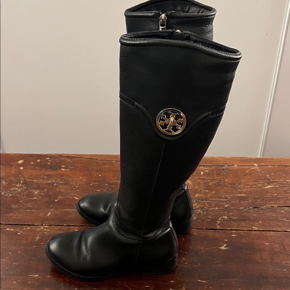 Tory Burch Leather Riding Boots - Picture 6 of 14